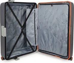 Decent Koffer / Trolley / Reiskoffer - 77 X 54.5 X 31.5 Cm - 116 Liter - Polypropyleen - Maat XL - On-Tour - Grijs -Koffer Winkel 1200x1026 9