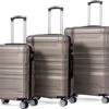 Merax 3-delig Kofferset Met TSA Slot - Trolleyset ABS 40L, 70L & 110 Liter - Goud -Koffer Winkel 1200x1029 1