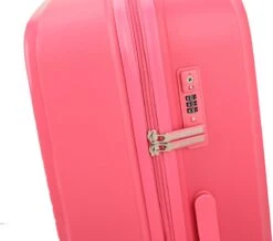Decent CROSS-ONE PP Trolley 76 Cm - 94 Liter - TSA Slot - Pink -Koffer Winkel 1200x1058