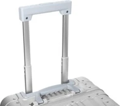 Aluminium Handbagage Koffer Mozzel Darrow - Reiskoffer Met Wielen - 51cm - Harde Koffer - Zilver -Koffer Winkel 1200x1059 1