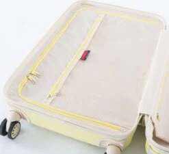 Decent Star Maxx Handbagage Koffer - 55 Cm - TSA Slot - Pastel Geel -Koffer Winkel 1200x1092 1