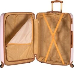 Princess Traveller Trendy Dots - Reiskoffer- Roze - L - 76cm -Koffer Winkel 1200x1098