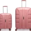 ©TROLLEYZ - Paris No.5 - Kofferset 2 Delig - 55+78cm Met TSA Slot - Dubbele Wielen - 360° Spinners - 100% Polypropyleen - Reiskoffers In Rose Blush -Koffer Winkel 1200x1102 4