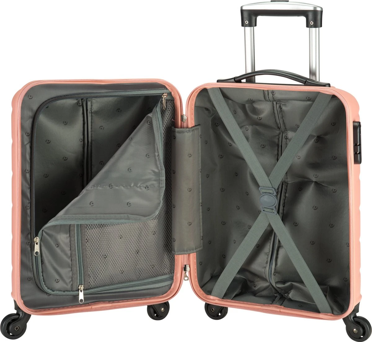 Princess Traveller Grenada - Handbagagekoffer - Dirty Pink - S - 55cm 6 Princess Traveller Grenada - Handbagagekoffer - Dirty Pink - S - 55cm - Afbeelding 4