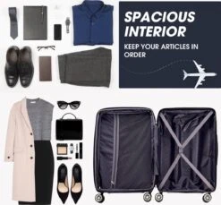 Merax 3-delig Kofferset Met TSA Slot - Trolleyset ABS 40L, 70L & 110 Liter - Grijs 21 Merax 3-delig Kofferset Met TSA Slot - Trolleyset ABS 40L, 70L & 110 Liter - Grijs -Koffer Winkel 1200x1111 10