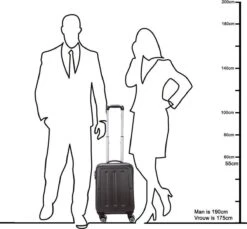 Decent Handbagage Koffer / Trolley / Reiskoffer - 50 Cm - 32 Liter - ABS - Neon-Fix - Roze -Koffer Winkel 1200x1114