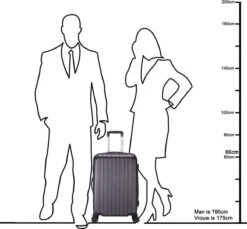 Decent Tranporto-One Medium Koffer - 66 Cm - TSA Slot - Anthracite -Koffer Winkel 1200x1114 25