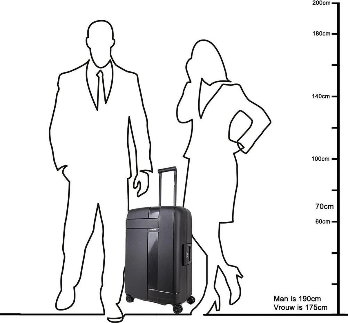 Decent Transit Medium Koffer - 70 Cm - Petrol Groen 21 Decent Transit Medium Koffer - 70 Cm - Petrol Groen - Afbeelding 19