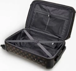 Guess Handbagage Koffer / Trolley / Reiskoffer - 50 Cm - 25 Liter - Wilder - Bruin 31 Guess Handbagage Koffer / Trolley / Reiskoffer - 50 Cm - 25 Liter - Wilder - Bruin -Koffer Winkel 1200x1122