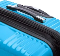 Tesla PC - Reiskoffer - 65 Cm - 4 Wielen - Licht Blauw 14 Tesla PC - Reiskoffer - 65 Cm - 4 Wielen - Licht Blauw -Koffer Winkel 1200x1124 4