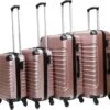 Castillo Quadrant 4 Delige ABS Kofferset - Rosé Gold -Koffer Winkel 1200x1125 4