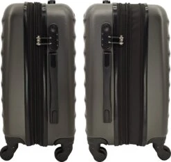 SB Travelbags Kofferset - 2 Delige 'Expandable' Koffer - Donker Grijs - 65cm/55cm 16 SB Travelbags Kofferset - 2 Delige 'Expandable' Koffer - Donker Grijs - 65cm/55cm -Koffer Winkel 1200x1130 10