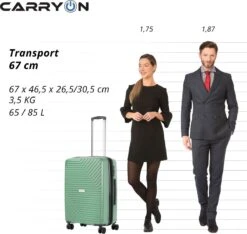 CarryOn Transport TSA Reiskoffer - Trolley 67cm Met Expander - OKOBAN - Dubbele Wielen - Olijf 17 CarryOn Transport TSA Reiskoffer - Trolley 67cm Met Expander - OKOBAN - Dubbele Wielen - Olijf -Koffer Winkel 1200x1135 2