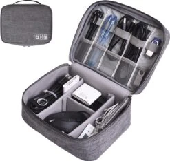 Travelorganizer Electronica Grijs - Reis Organiser Oplader - Opberger Vakantie / Travel - Reisorganizer -Koffer Winkel 1200x1136 2