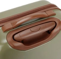 Decent Retro Handbagage Koffer 55 Cm Dark Green -Koffer Winkel 1200x1154