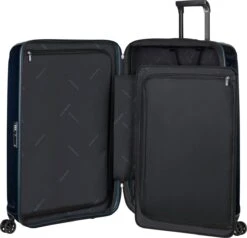 Samsonite Reiskoffer - Nuon Spinner 75/28 Exp (Medium) Metallic Dark Blue -Koffer Winkel 1200x1155 3