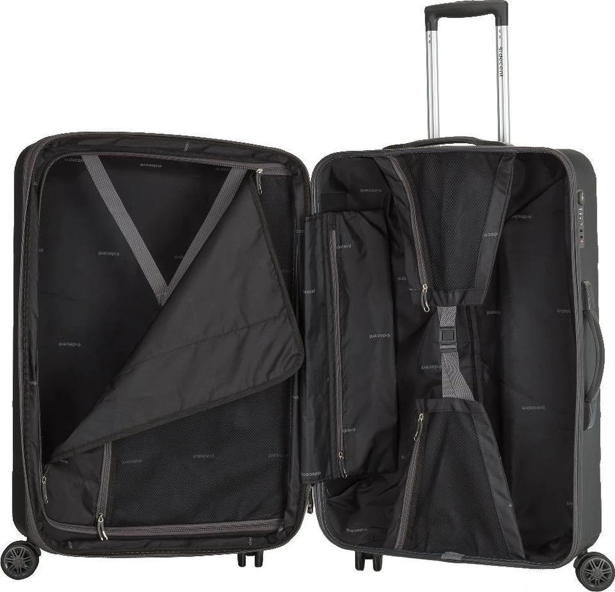 Decent Harde Koffer Q-LuxxHoogte > 67 Cm - Grijs 22 Decent Harde Koffer Q-LuxxHoogte > 67 Cm - Grijs - Afbeelding 20