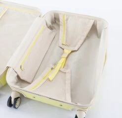 Decent Star Maxx Handbagage Koffer - 55 Cm - TSA Slot - Pastel Geel -Koffer Winkel 1200x1157 1