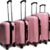 Castillo Travelerz 4 Delige ABS Kofferset - Roze