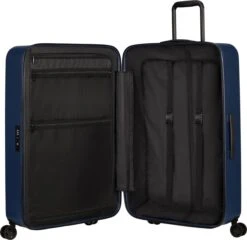 Samsonite Reiskoffer - Stackd Spinner 55/20 Exp (Handbagage) Navy 12 Samsonite Reiskoffer - Stackd Spinner 55/20 Exp (Handbagage) Navy -Koffer Winkel 1200x1167