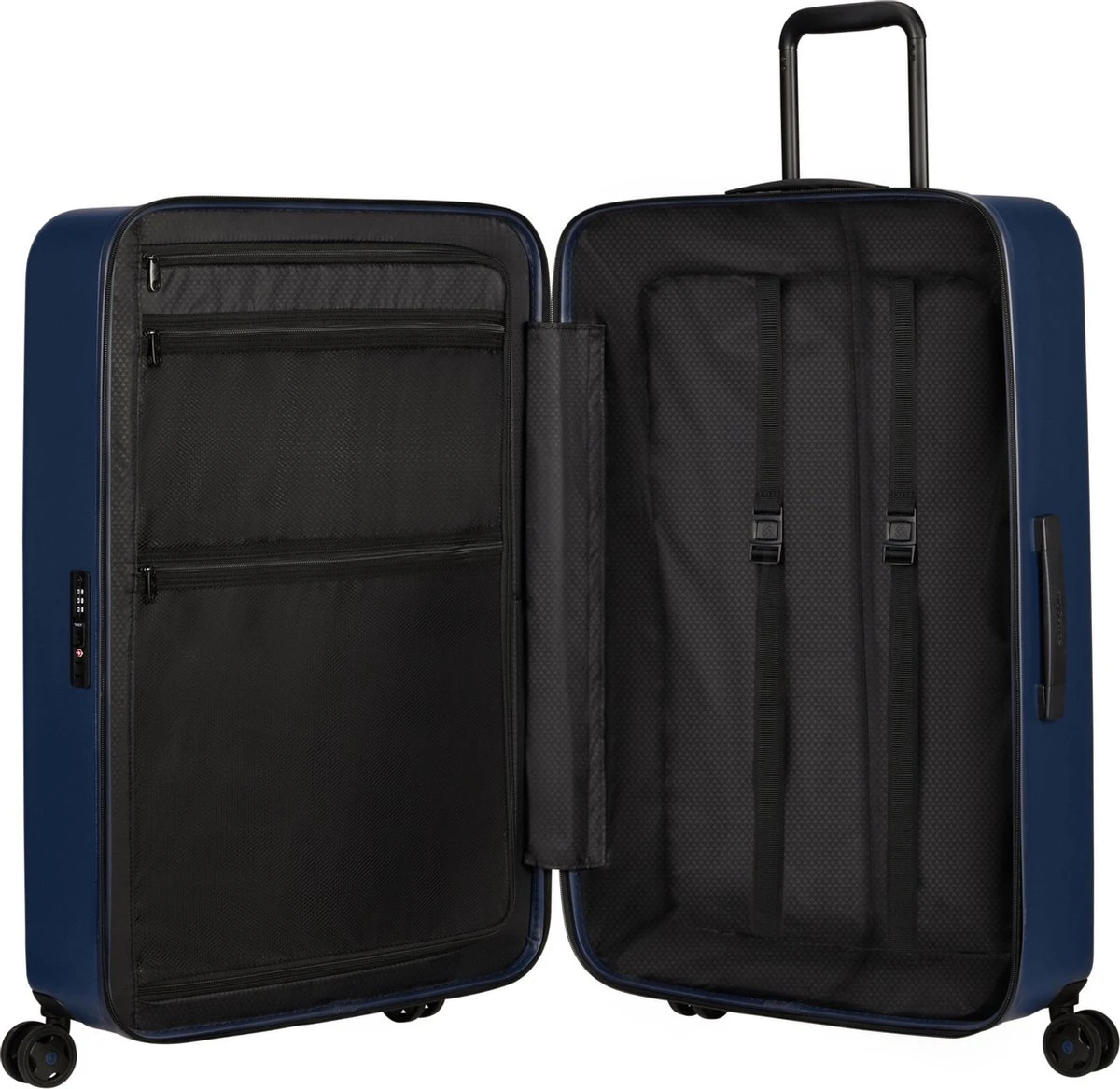 Samsonite Reiskoffer - Stackd Spinner 55/20 Exp (Handbagage) Navy 6 Samsonite Reiskoffer - Stackd Spinner 55/20 Exp (Handbagage) Navy - Afbeelding 4
