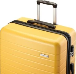 Swiss Alpine 2.0 - Reiskoffer- 77 Cm - 4 Wielen - Geel -Koffer Winkel 1200x1169 24