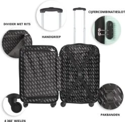 TravelZ Horizon Handbagagekoffer - 54cm Handbagage Trolley Met Gevoerde Binnenkant - Mint 13 TravelZ Horizon Handbagagekoffer - 54cm Handbagage Trolley Met Gevoerde Binnenkant - Mint -Koffer Winkel 1200x1169 7