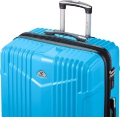 Tesla PC - Reiskoffer - 75 Cm - 4 Wielen - Licht Blauw 12 Tesla PC - Reiskoffer - 75 Cm - 4 Wielen - Licht Blauw -Koffer Winkel 1200x1174 1