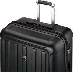 Swiss Alps - Reiskoffer - 78 Cm - 4 Wielen - Zwart 12 Swiss Alps - Reiskoffer - 78 Cm - 4 Wielen - Zwart -Koffer Winkel 1200x1175 9