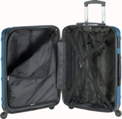 Princess Traveller Madeira - Reiskoffer - Donkerblauw - M - 66cm -Koffer Winkel 1200x1177 7