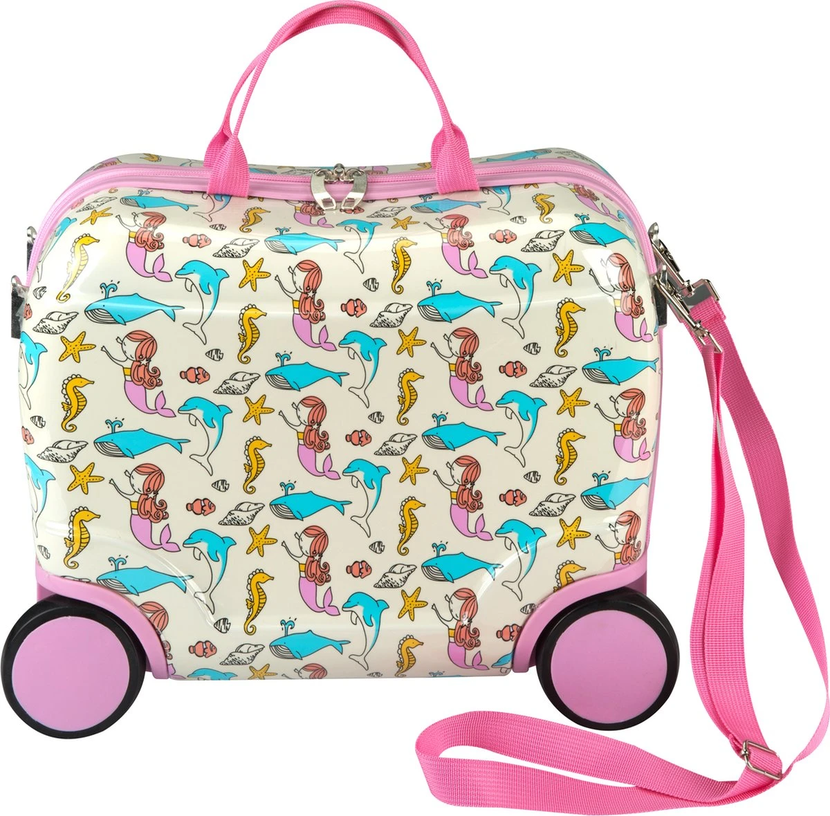 Princess Traveller Kids Collection - Ride-On Trolley - Zeemeermin - 42cm 7 Princess Traveller Kids Collection - Ride-On Trolley - Zeemeermin - 42cm - Afbeelding 5