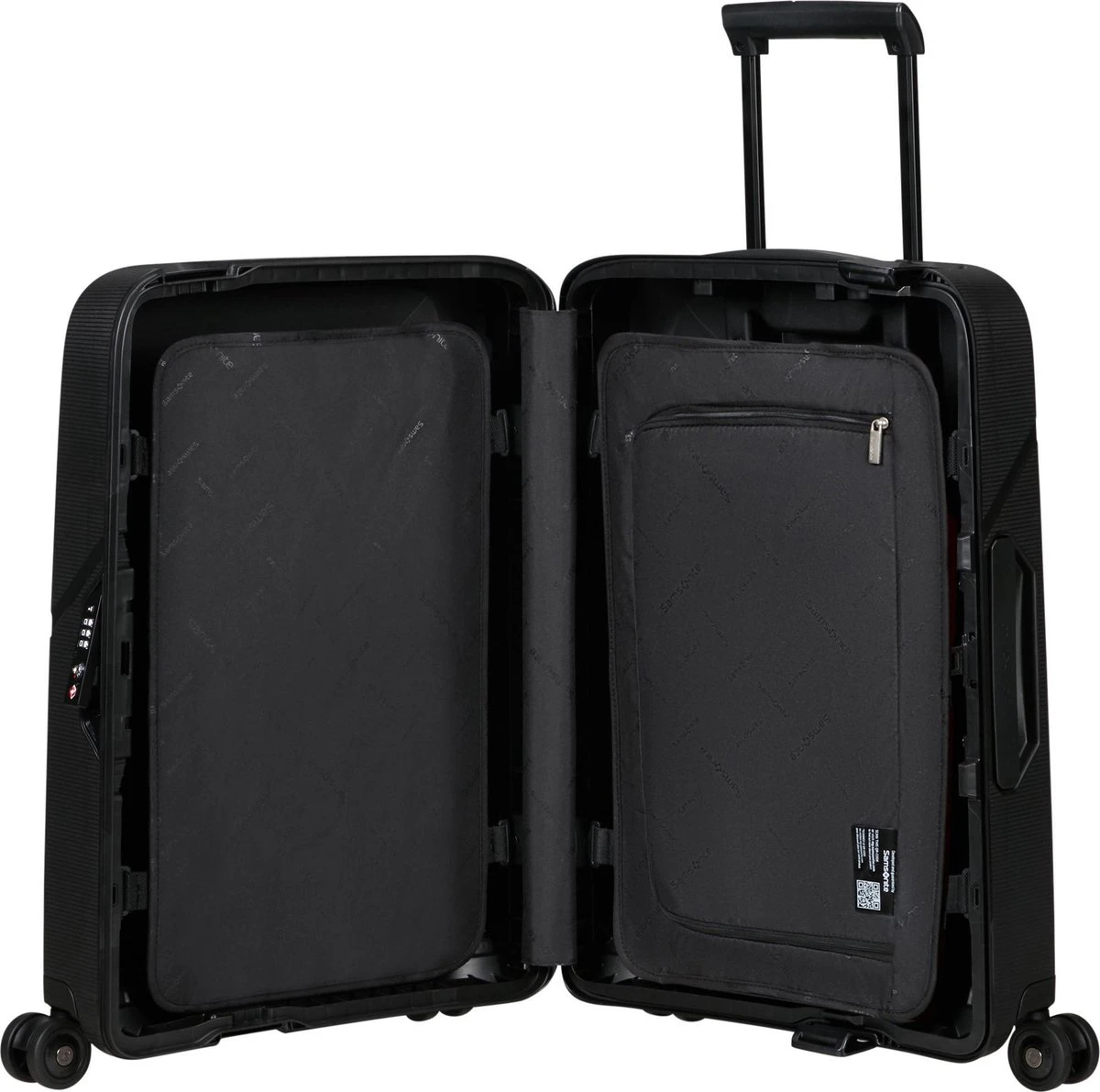 Samsonite Reiskoffer - Magnum Eco Spinner 55/20 (Handbagage) Graphite 6 Samsonite Reiskoffer - Magnum Eco Spinner 55/20 (Handbagage) Graphite - Afbeelding 4
