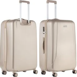 CarryOn Skyhopper Reiskoffer - 78cm TSA Trolley Met OKOBAN - Dubbele Wielen - Champagne -Koffer Winkel 1200x1194 4
