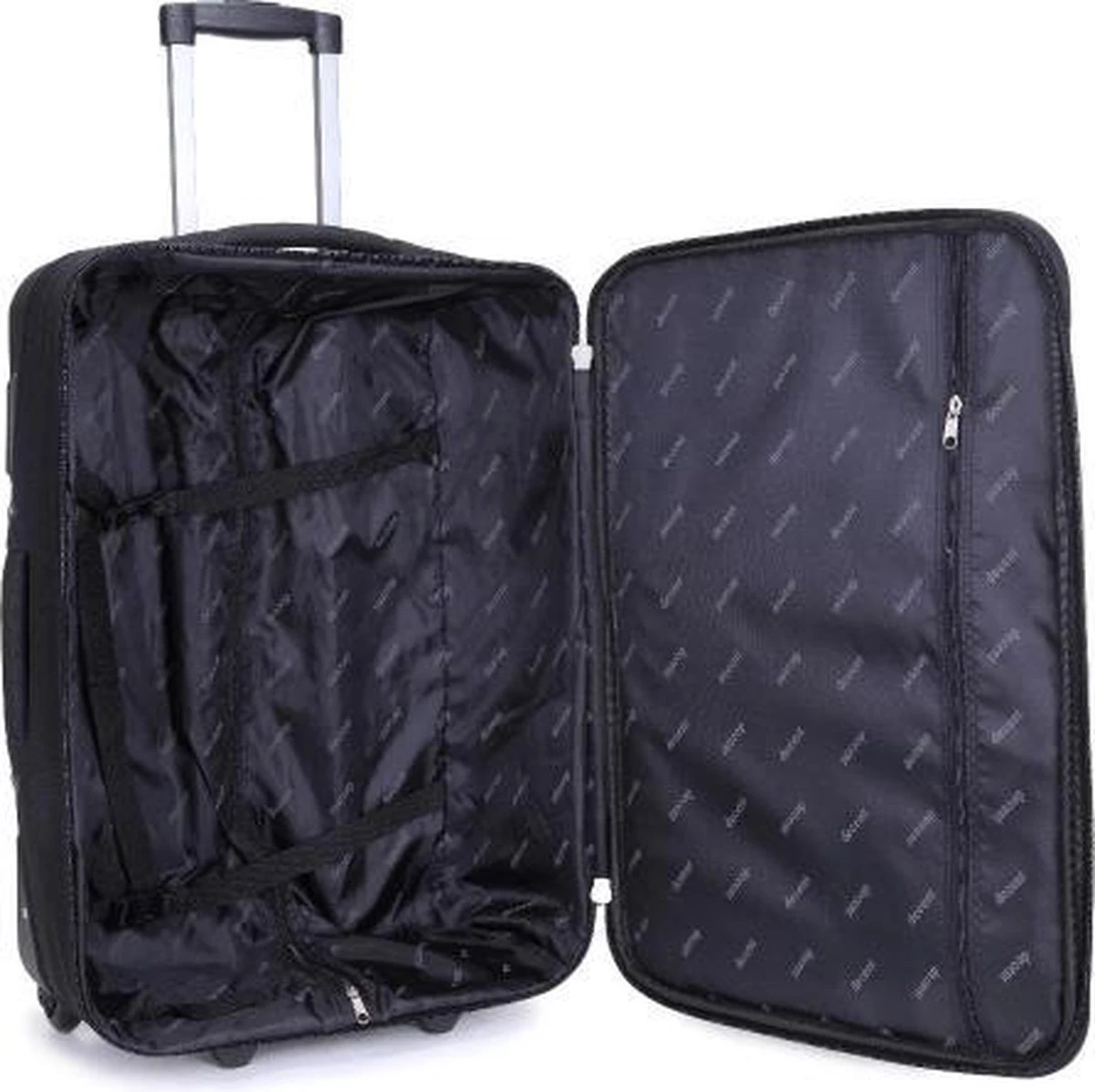 Decent Basic-Line Handbagage Trolley 53 Cm - Zwart 16 Decent Basic-Line Handbagage Trolley 53 Cm - Zwart - Afbeelding 14