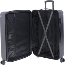 Gladiator Tropical Grote Koffer Expandable - 77 Cm - 105/117 Liter - Zwart -Koffer Winkel 1200x1198 8