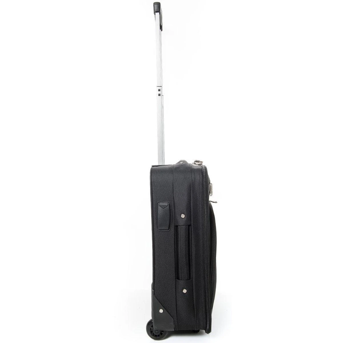 Decent Basic-Line Handbagage Trolley 53 Cm - Zwart 4 Decent Basic-Line Handbagage Trolley 53 Cm - Zwart - Afbeelding 2