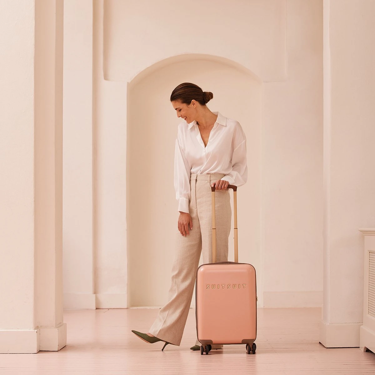 SUITSUIT - Fab Seventies - Coral Cloud - Handbagage (55 Cm) 4 SUITSUIT - Fab Seventies - Coral Cloud - Handbagage (55 Cm) - Afbeelding 2