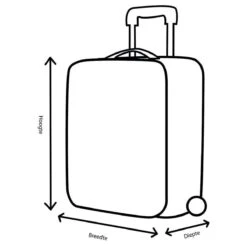 Line Brick Cabin Trolley 2 Wheel 55 Dark Navy -Koffer Winkel 1200x1200 102