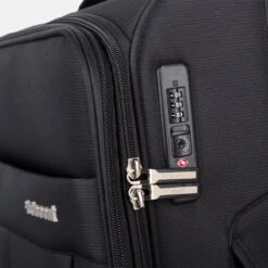 Decent D-Upright Handbagage Koffer - 55 Cm - TSA Slot - Zwart -Koffer Winkel 1200x1200 1030