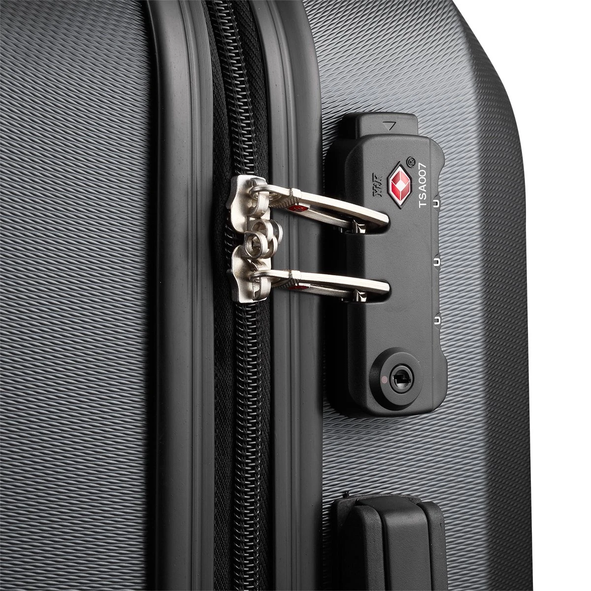 Swiss - Lausanne - Handbagage Koffer - 4 Wielen - TSA-Cijferslot - Grijs 7 Swiss - Lausanne - Handbagage Koffer - 4 Wielen - TSA-Cijferslot - Grijs - Afbeelding 5