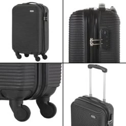 TravelZ Horizon Handbagagekoffer - 54cm Handbagage Trolley Met Gevoerde Binnenkant - Zwart 12 TravelZ Horizon Handbagagekoffer - 54cm Handbagage Trolley Met Gevoerde Binnenkant - Zwart -Koffer Winkel 1200x1200 1102