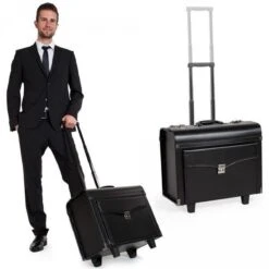 Tectake Business - Pilotenkoffer - 43 Cm - Zwart -Koffer Winkel 1200x1200 1126