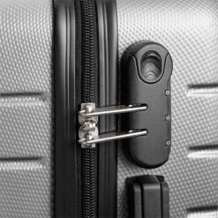 Swiss Alpine 2.0 - Handbagage Koffer - 55x35x20 Cm - 4 Wielen - Zilver -Koffer Winkel 1200x1200 1171