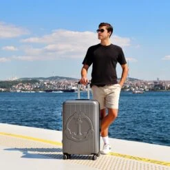 Biggdesign Ocean Ruimbagage Koffer - Reiskoffer - Grijs - Medium -Koffer Winkel 1200x1200 12