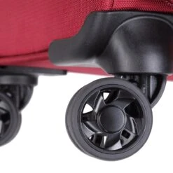 Decent D-Upright Large Koffer - 76 Cm Expandable - TSA Slot - Bordeaux Rood -Koffer Winkel 1200x1200 1355