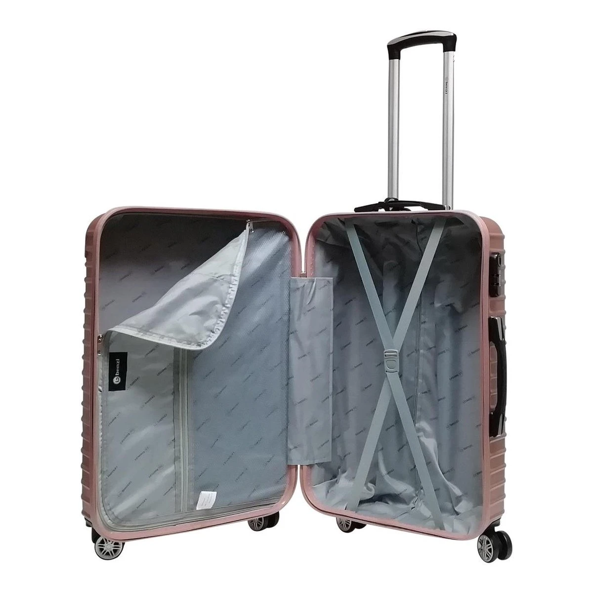 Benzi Barra Medium Koffer - 65 Cm - Rood 4 Benzi Barra Medium Koffer - 65 Cm - Rood - Afbeelding 2