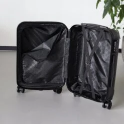 Handbagage Koffer 55cm Zwart 4 Wielen Trolley Met Pin Slot -Koffer Winkel 1200x1200 1422
