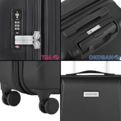 CarryOn Skyhopper Reiskoffer - 78cm TSA Trolley Met OKOBAN - Dubbele Wielen - Zwart -Koffer Winkel 1200x1200 1472