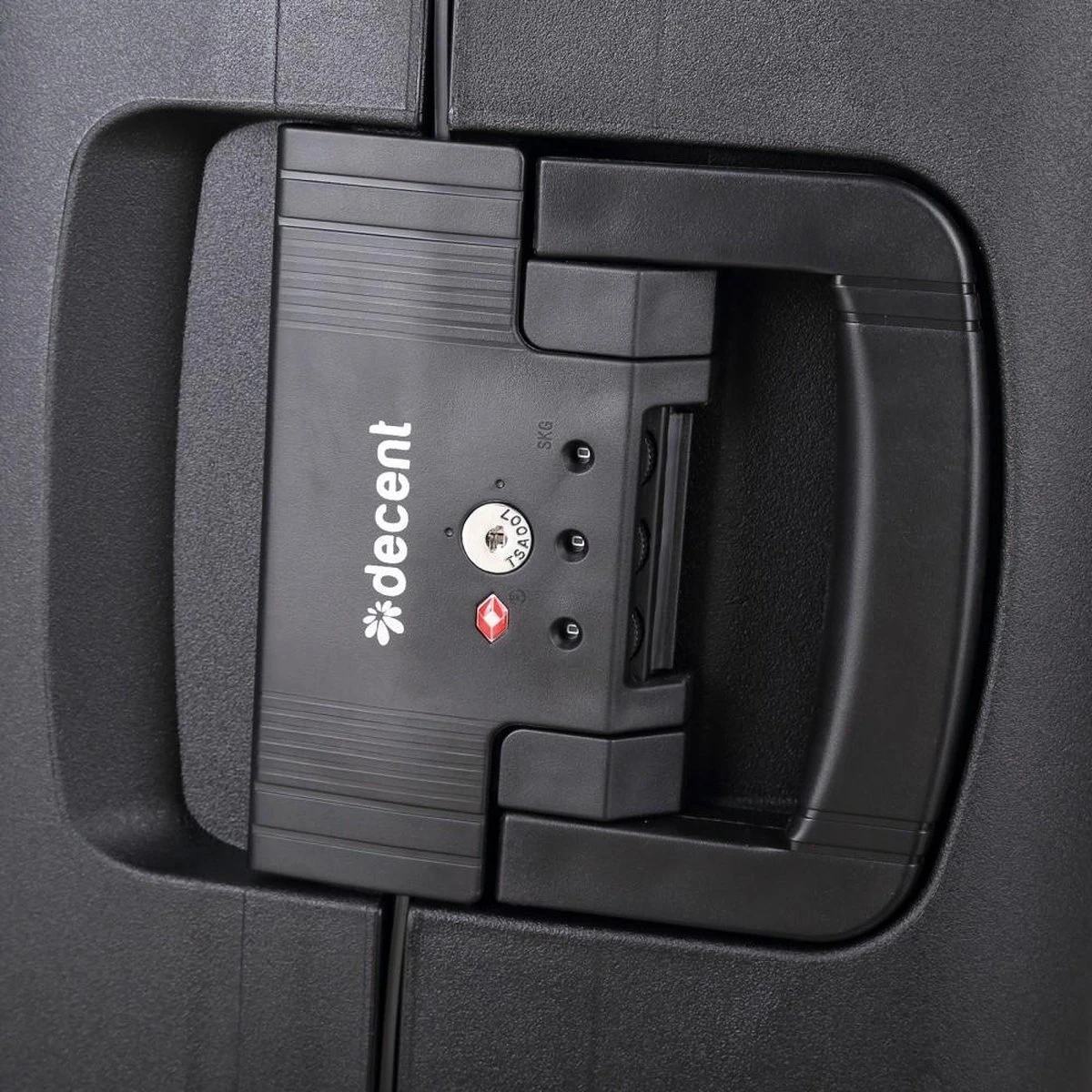 Decent Transit Medium Koffer - 70 Cm - Zwart 7 Decent Transit Medium Koffer - 70 Cm - Zwart - Afbeelding 5