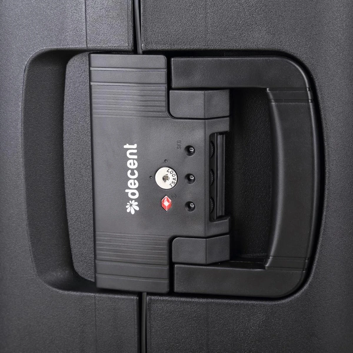 Decent Transit Medium Koffer - 70 Cm - Zwart 8 Decent Transit Medium Koffer - 70 Cm - Zwart - Afbeelding 6